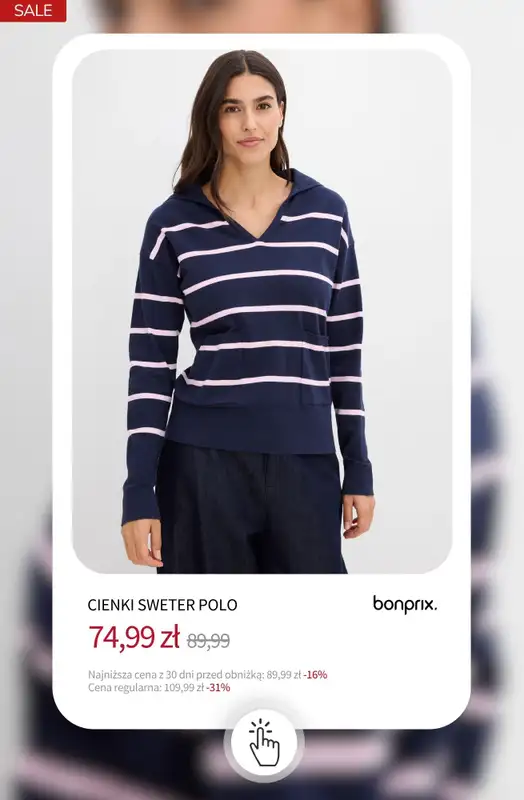 bonprix - gazetka promocyjna Nowości na wyprzedaży! od środy 13.05  - strona 24