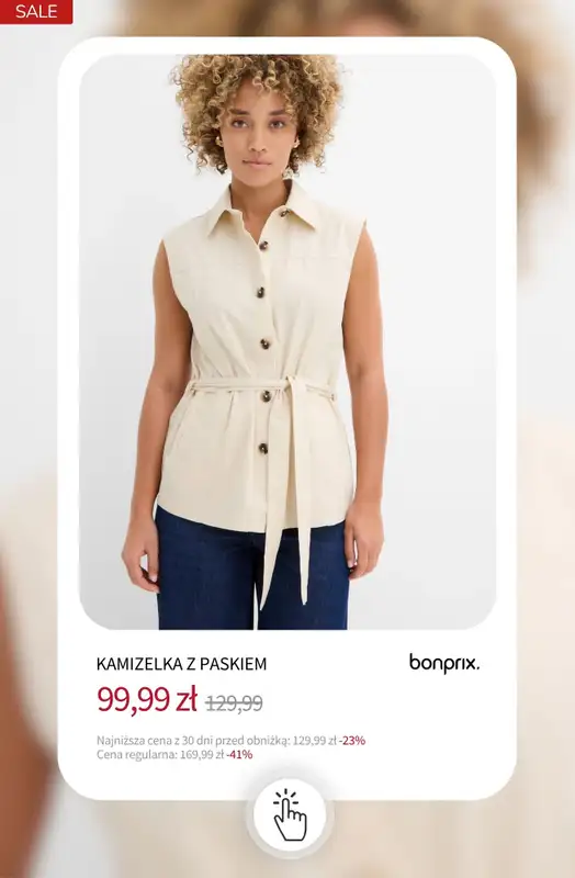 bonprix - gazetka promocyjna Nowości na wyprzedaży! od środy 13.05  - strona 8