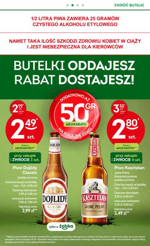 Żabka - gazetka promocyjna Gazetka od środy 06.05 do wtorku 19.05 - strona 47