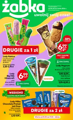 Żabka - gazetka promocyjna Gazetka od środy 06.05 do wtorku 19.05