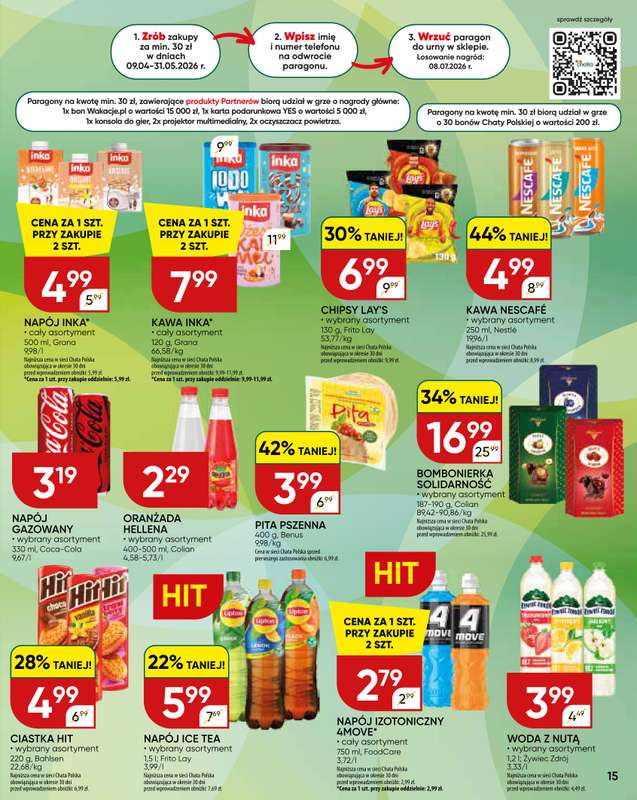 Chata Polska - gazetka promocyjna Gazetka 21-31.05 od czwartku 21.05 do niedzieli 31.05 - strona 15