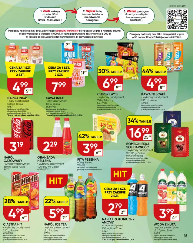 Chata Polska - gazetka promocyjna Gazetka 21-31.05 od czwartku 21.05 do niedzieli 31.05 - strona 15
