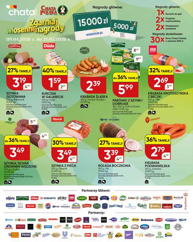 Chata Polska - gazetka promocyjna Gazetka 21-31.05 od czwartku 21.05 do niedzieli 31.05 - strona 12