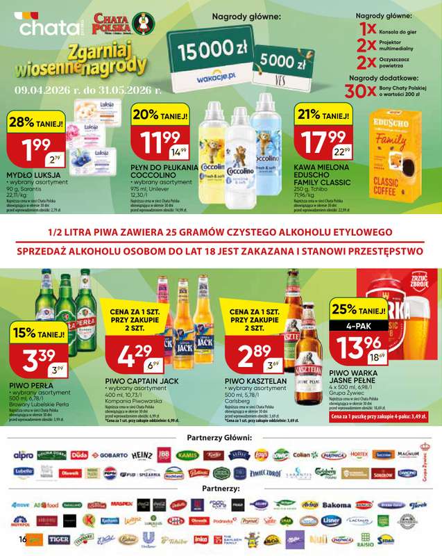 Chata Polska - gazetka promocyjna Gazetka 21-31.05 od czwartku 21.05 do niedzieli 31.05 - strona 16