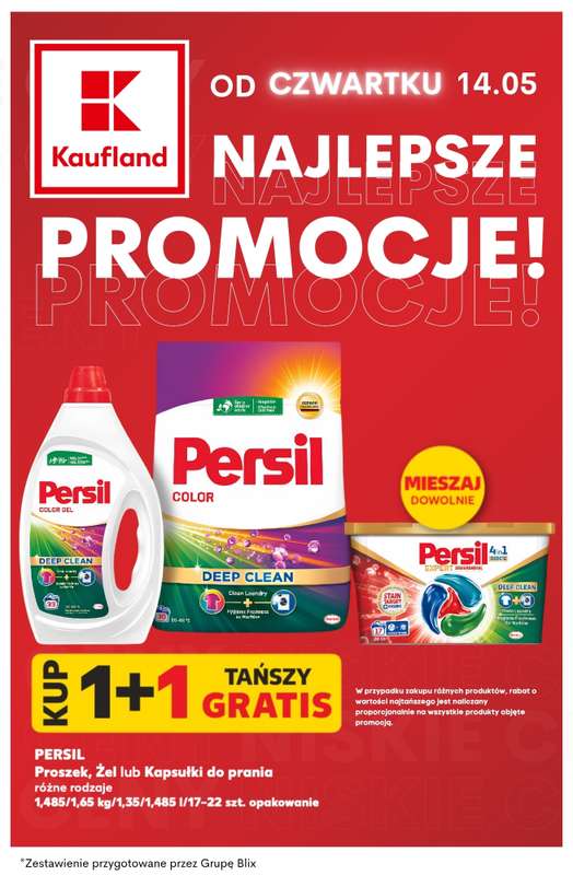 Kaufland - gazetka promocyjna Najlepsze promocje! od czwartku 14.05 do środy 20.05