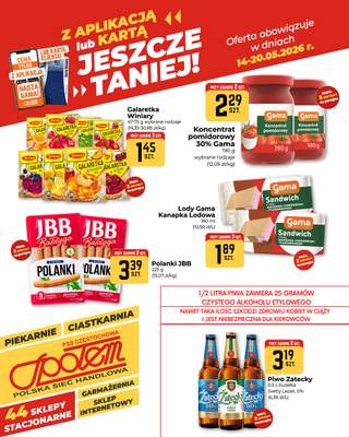 Społem Częstochowa - gazetka promocyjna Plakaty promocyjne od czwartku 14.05 do środy 20.05