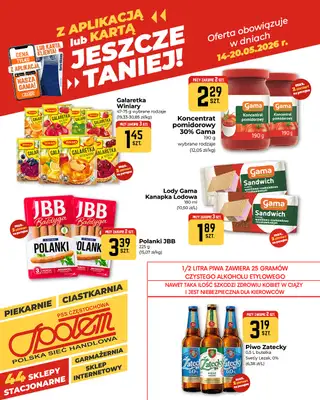 Społem Częstochowa - gazetka promocyjna Plakaty promocyjne od czwartku 14.05 do środy 20.05