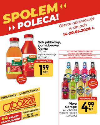 Społem Częstochowa - gazetka promocyjna Plakaty promocyjne od czwartku 14.05 do środy 20.05 - strona 3