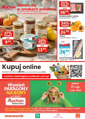 Auchan - gazetka promocyjna Gazetka Zielona Góra |  Zanurz się w smakach południa  do wtorku 19.05