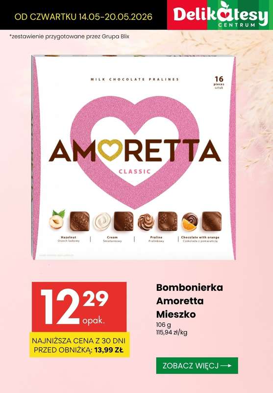 Delikatesy Centrum - gazetka promocyjna Dzień Mamy - czekoladki i kwiaty od czwartku 14.05 do środy 20.05 - strona 3