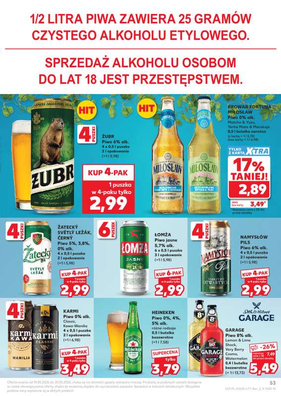 Kaufland - gazetka promocyjna Gazetka Tygodnia od czwartku 14.05 do środy 20.05 - strona 53