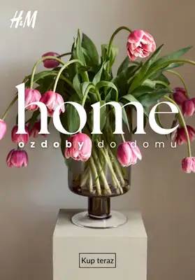 H&M - gazetka promocyjna HOME: ozdoby do domu od środy 13.05 