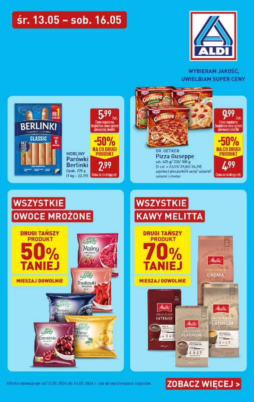 Aldi - gazetka promocyjna Okazje w super cenach w Aldi! od środy 13.05 do soboty 16.05 - strona 2