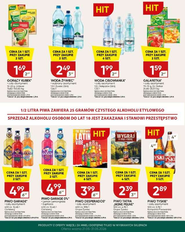Chata Polska - gazetka promocyjna Więcej za mniej! 21-31.05  do niedzieli 31.05 - strona 2