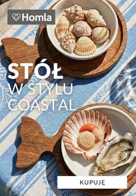 Homla - gazetka promocyjna Stół w stylu coastal od środy 13.05 do piątku 22.05