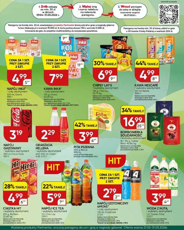Chata Polska - gazetka promocyjna Loteria 21-31.05  do niedzieli 31.05 - strona 5