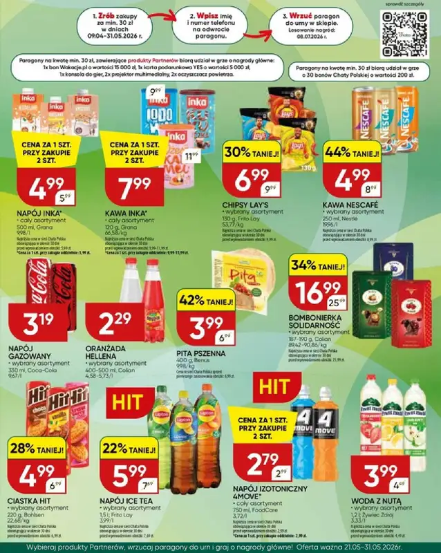Chata Polska - gazetka promocyjna Loteria 21-31.05  do niedzieli 31.05 - strona 5