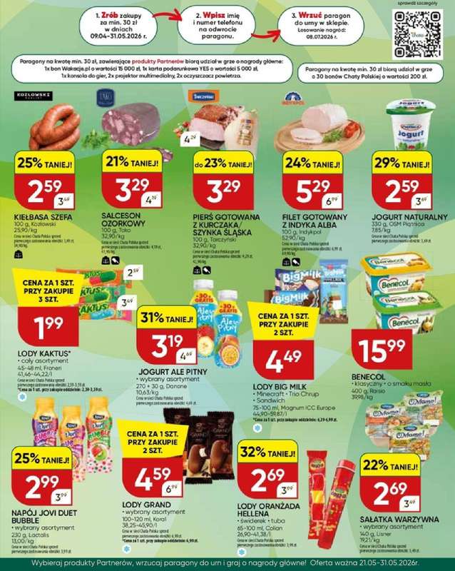 Chata Polska - gazetka promocyjna Loteria 21-31.05  do niedzieli 31.05 - strona 3