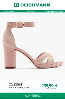 Deichmann - gazetka promocyjna Sandały na obcasie od środy 13.05  - strona 7