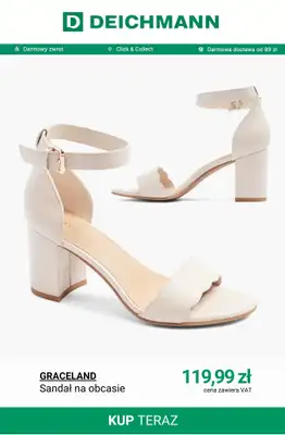 Deichmann - gazetka promocyjna Sandały na obcasie od środy 13.05  - strona 2