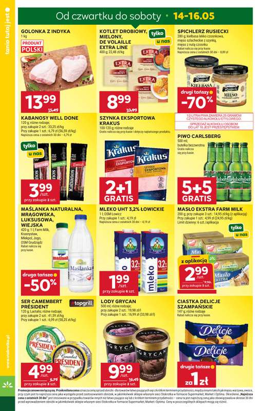 Stokrotka - gazetka promocyjna Gazetka Market od czwartku 14.05 do środy 20.05 - strona 2
