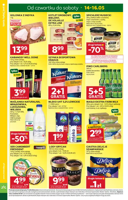 Stokrotka - gazetka promocyjna Gazetka Market od czwartku 14.05 do środy 20.05 - strona 2