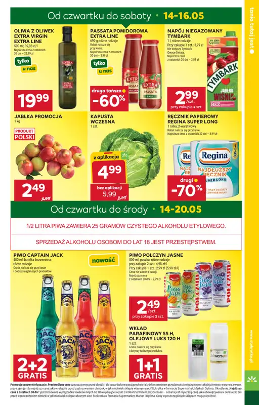 Stokrotka - gazetka promocyjna Gazetka Market od czwartku 14.05 do środy 20.05 - strona 3