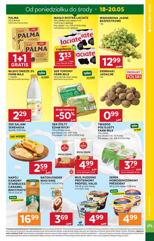 Stokrotka - gazetka promocyjna Gazetka Supermarket od czwartku 14.05 do środy 20.05 - strona 5