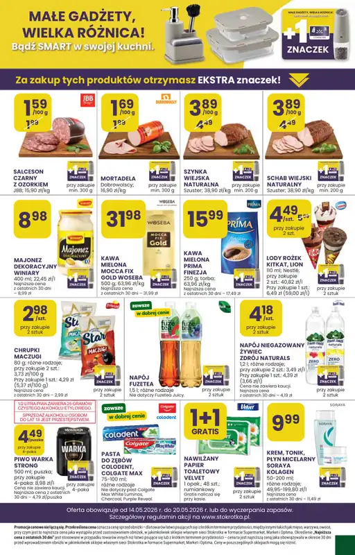 Stokrotka - gazetka promocyjna Gazetka Supermarket od czwartku 14.05 do środy 20.05 - strona 6