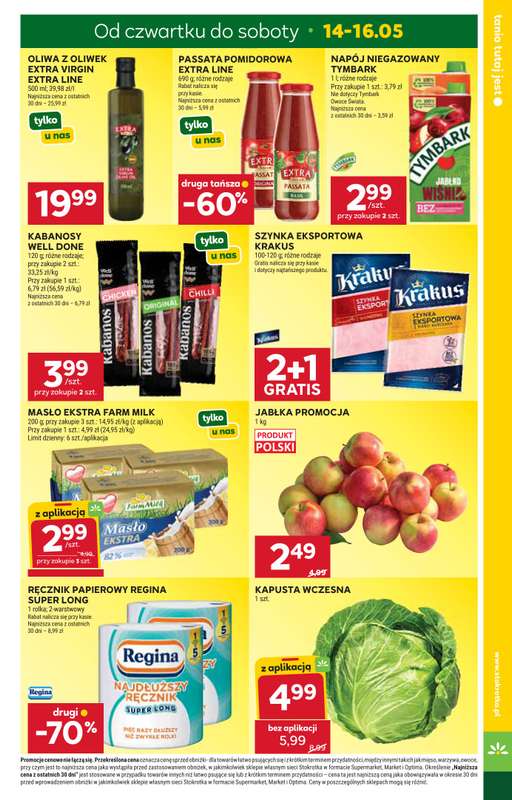 Stokrotka - gazetka promocyjna Gazetka Supermarket od czwartku 14.05 do środy 20.05 - strona 3