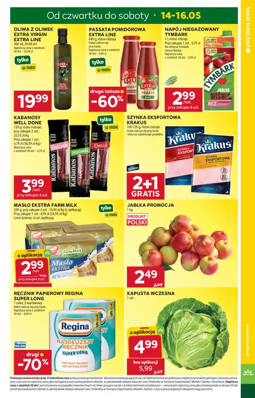 Stokrotka - gazetka promocyjna Gazetka Supermarket od czwartku 14.05 do środy 20.05 - strona 3