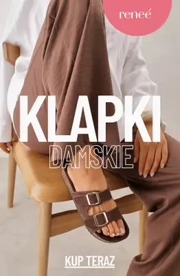 Renee - gazetka promocyjna Klapki damskie od środy 13.05 do czwartku 21.05
