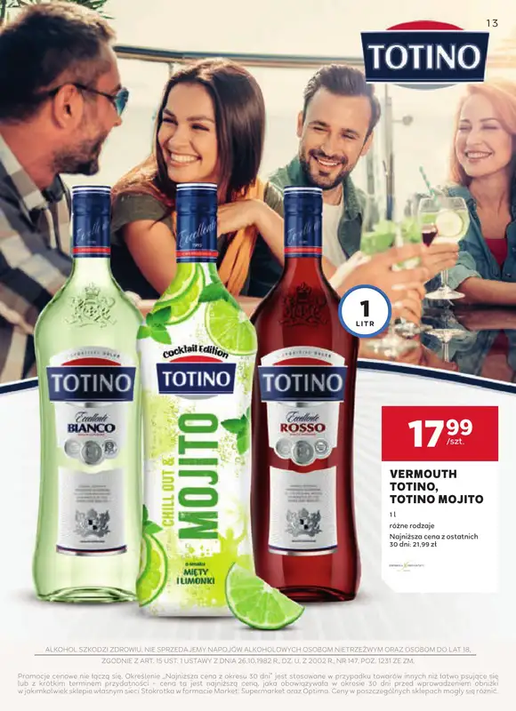 Stokrotka - gazetka promocyjna W dobrym smaku od czwartku 14.05 do środy 10.06 - strona 13
