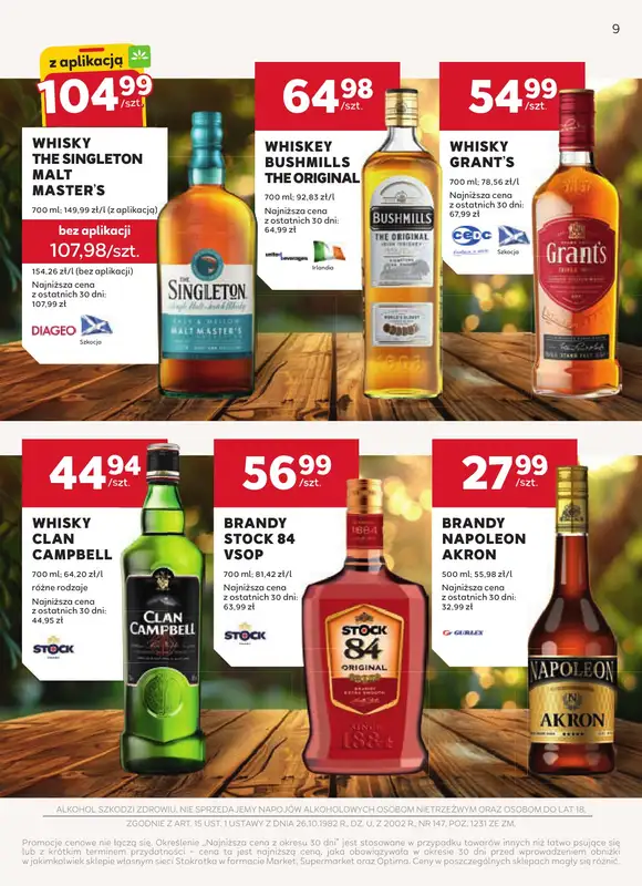 Stokrotka - gazetka promocyjna W dobrym smaku od czwartku 14.05 do środy 10.06 - strona 9