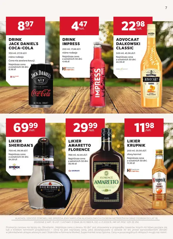 Stokrotka - gazetka promocyjna W dobrym smaku od czwartku 14.05 do środy 10.06 - strona 7