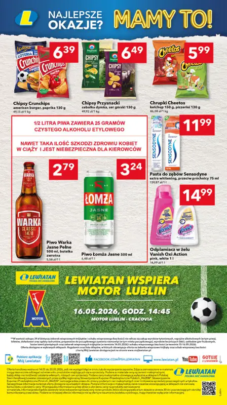 LEWIATAN - gazetka promocyjna Mamy TO w Lewiatanie – woj. lubelskie od czwartku 14.05 do środy 20.05 - strona 8