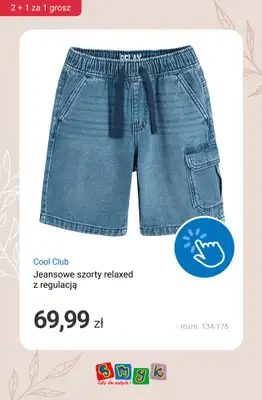 Smyk - gazetka promocyjna 2+1 za 1 grosz - t-shirty, spodenki, czapki i bielizna! od środy 13.05 do piątku 15.05 - strona 14