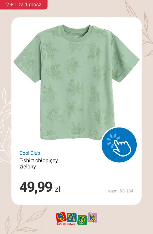 Smyk - gazetka promocyjna 2+1 za 1 grosz - t-shirty, spodenki, czapki i bielizna! od środy 13.05 do piątku 15.05 - strona 9