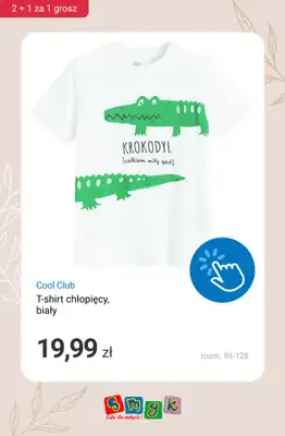 Smyk - gazetka promocyjna 2+1 za 1 grosz - t-shirty, spodenki, czapki i bielizna! od środy 13.05 do piątku 15.05 - strona 15