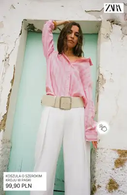 Zara - gazetka promocyjna Koszule damskie od środy 13.05  - strona 5