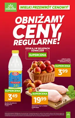 Stokrotka - gazetka promocyjna Wielki przewrót cenowy! od soboty 02.05 do niedzieli 31.05