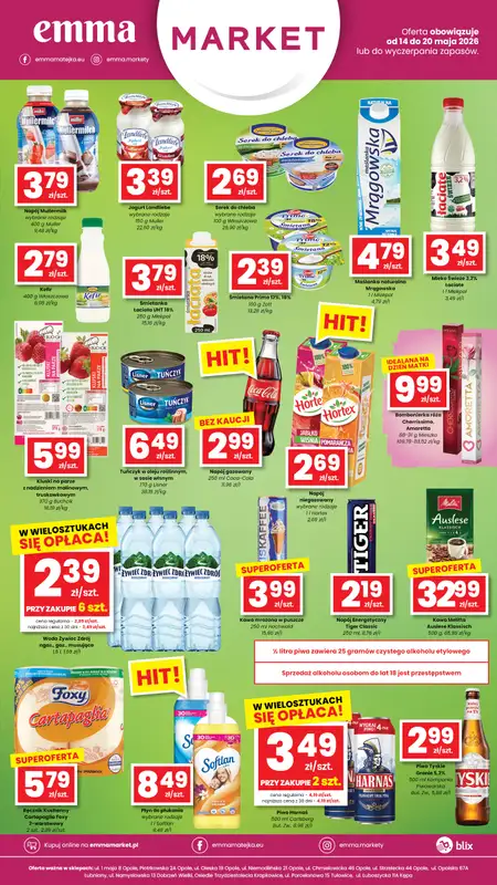 emma MARKET - gazetka promocyjna Plakaty promocyjne od czwartku 14.05 do środy 20.05 - strona 2