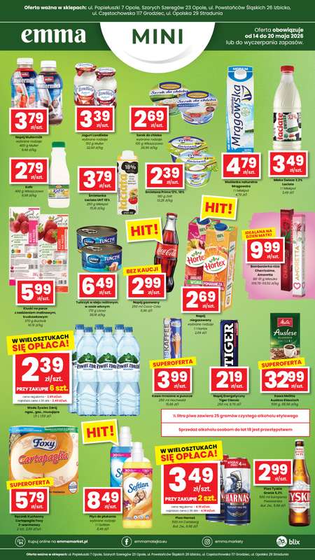 emma MARKET - gazetka promocyjna Plakaty promocyjne Emma Mini od czwartku 14.05 do środy 20.05 - strona 2
