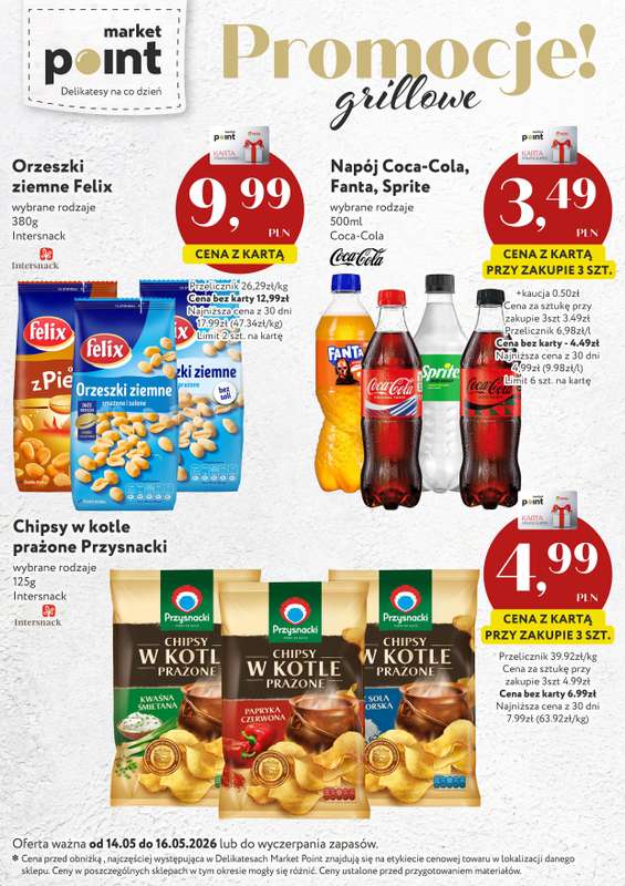 Market Point - gazetka promocyjna Promocje weekendowe od czwartku 14.05 do soboty 16.05