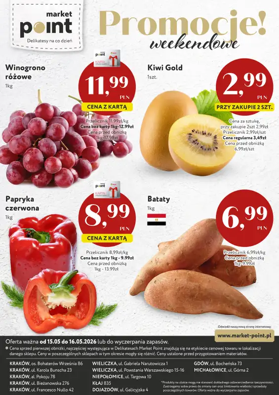 Market Point - gazetka promocyjna Promocje weekendowe od czwartku 14.05 do soboty 16.05 - strona 7