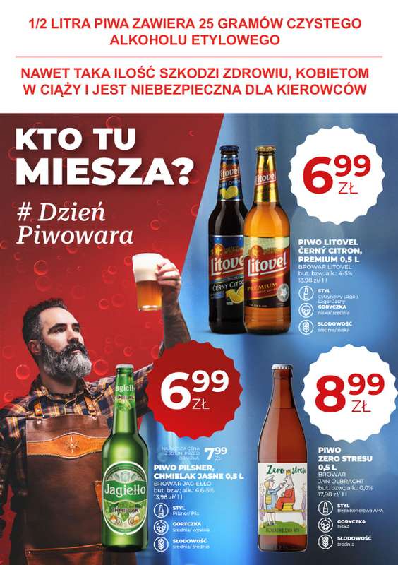 Duży Ben - gazetka promocyjna Gazetka piwna od czwartku 14.05 do środy 27.05 - strona 12