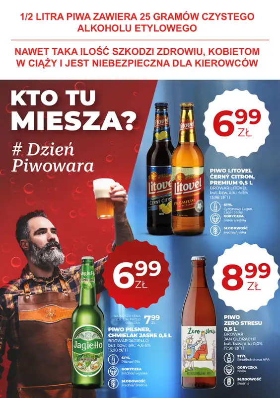 Duży Ben - gazetka promocyjna Gazetka piwna od czwartku 14.05 do środy 27.05 - strona 12