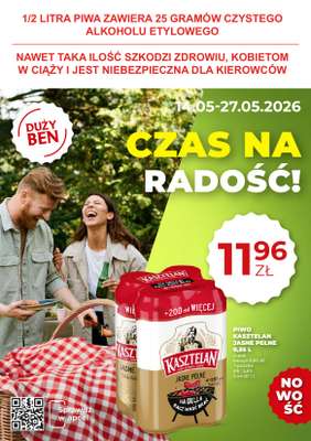 Duży Ben - gazetka promocyjna Gazetka piwna od czwartku 14.05 do środy 27.05