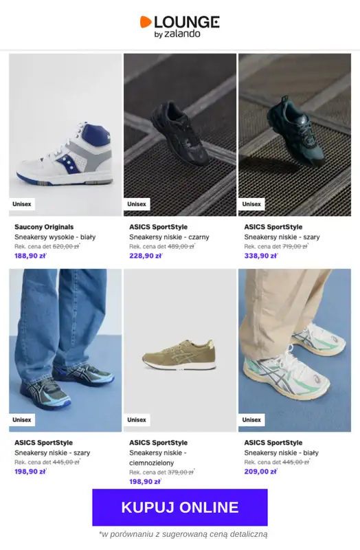 Lounge by Zalando - gazetka promocyjna Do -77% Saucony Originals + ASICS SportStyle od środy 13.05 do piątku 15.05 - strona 2