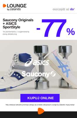 Lounge by Zalando - gazetka promocyjna Do -77% Saucony Originals + ASICS SportStyle od środy 13.05 do piątku 15.05